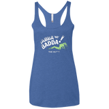 Jabba No Badda Women's Triblend Racerback Tank