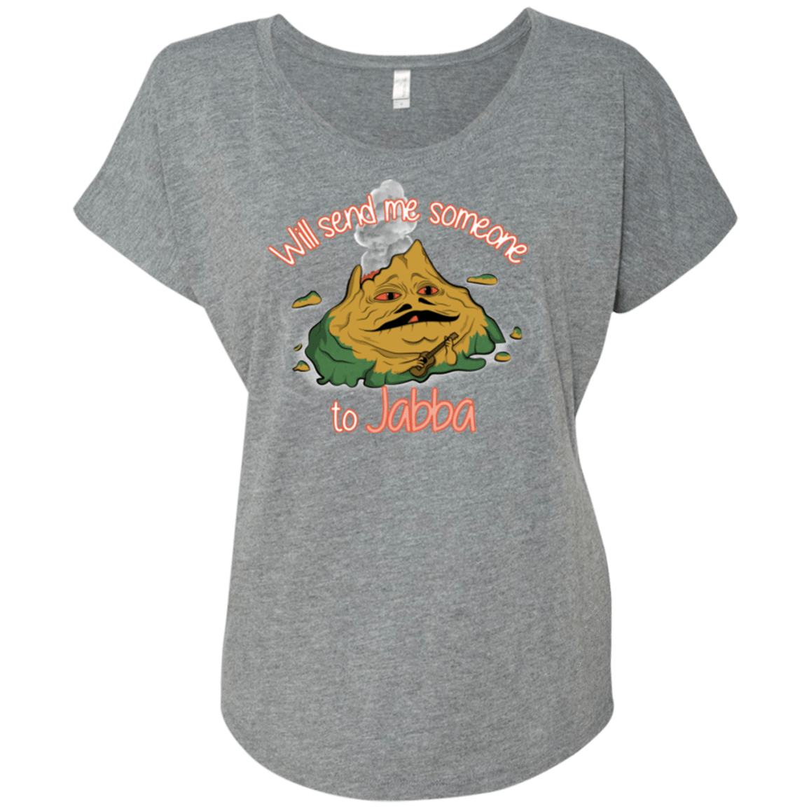 T-Shirts Premium Heather / X-Small Jabba Triblend Dolman Sleeve