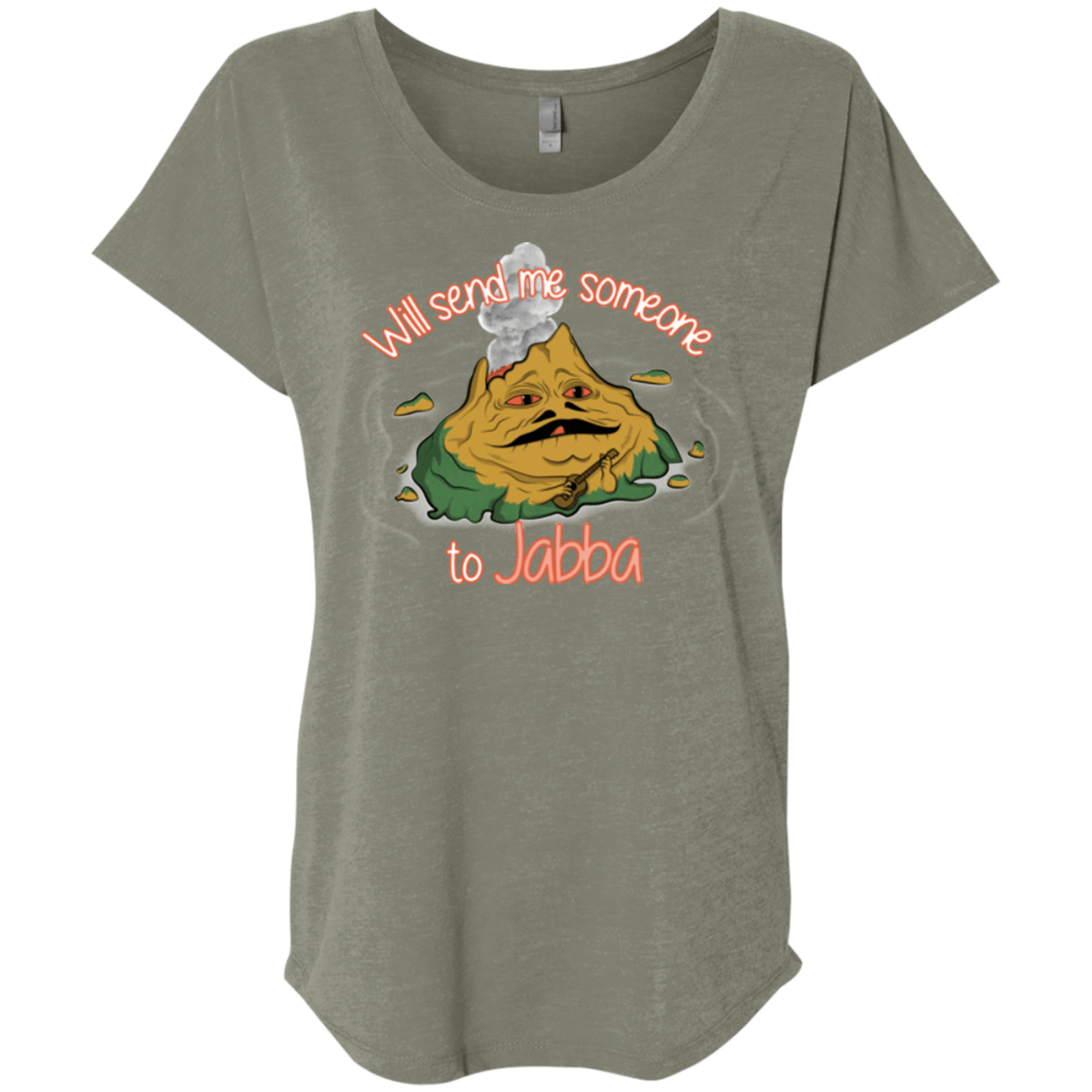 T-Shirts Venetian Grey / X-Small Jabba Triblend Dolman Sleeve