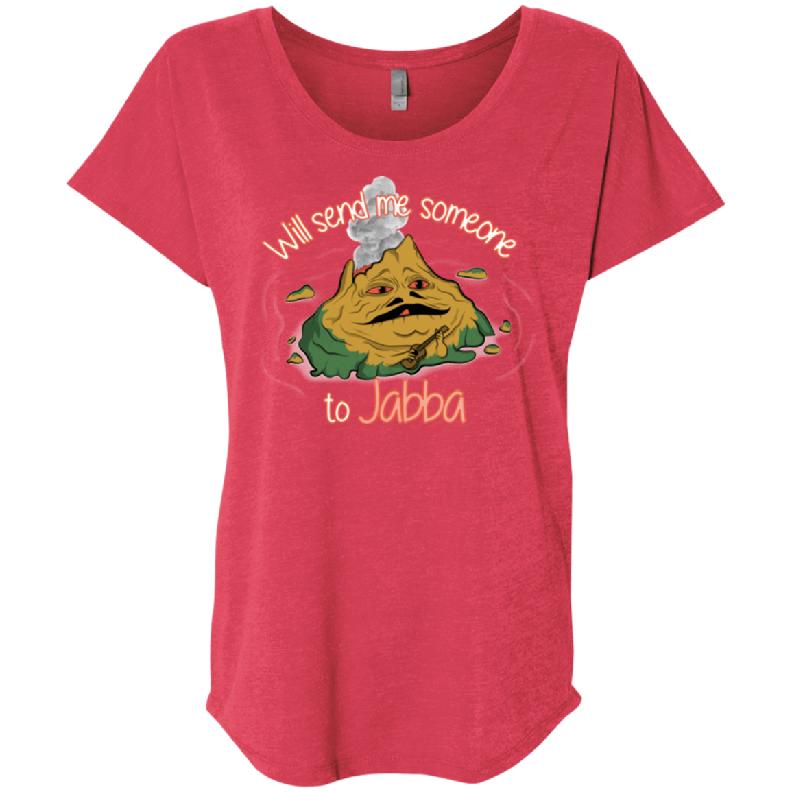 T-Shirts Vintage Red / X-Small Jabba Triblend Dolman Sleeve