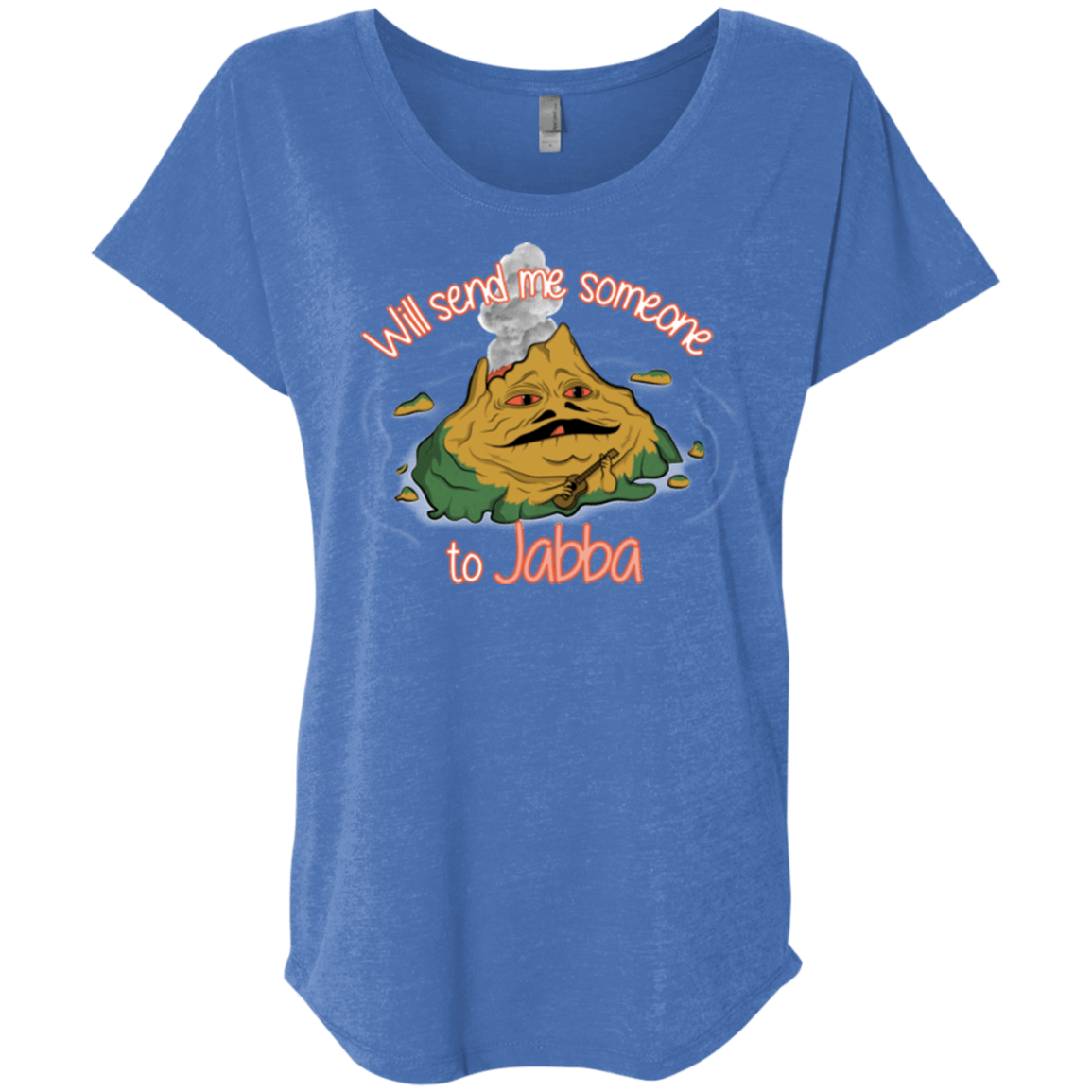 T-Shirts Vintage Royal / X-Small Jabba Triblend Dolman Sleeve