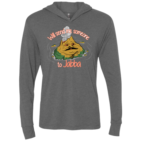 T-Shirts Premium Heather / X-Small Jabba Triblend Long Sleeve Hoodie Tee