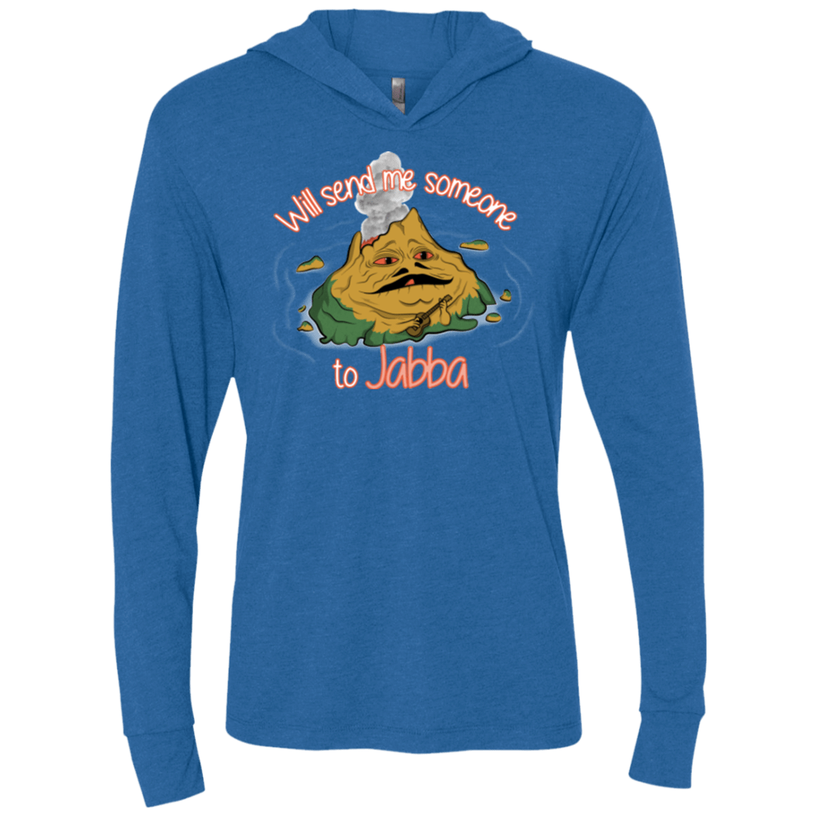T-Shirts Vintage Royal / X-Small Jabba Triblend Long Sleeve Hoodie Tee