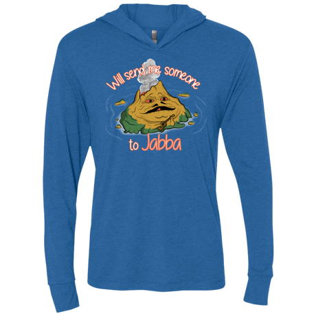 T-Shirts Vintage Royal / X-Small Jabba Triblend Long Sleeve Hoodie Tee