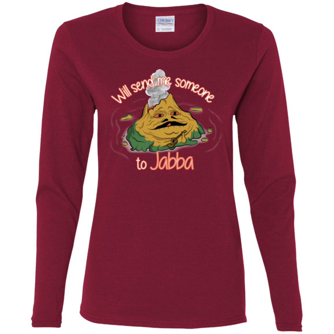 T-Shirts Cardinal / S Jabba Women's Long Sleeve T-Shirt