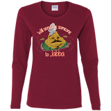 T-Shirts Cardinal / S Jabba Women's Long Sleeve T-Shirt