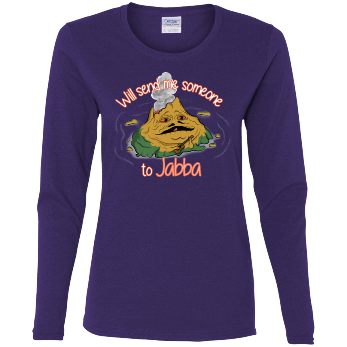 T-Shirts Purple / S Jabba Women's Long Sleeve T-Shirt