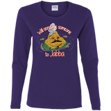 T-Shirts Purple / S Jabba Women's Long Sleeve T-Shirt