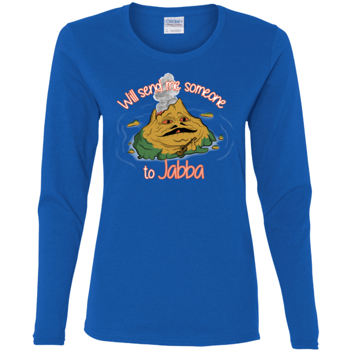 T-Shirts Royal / S Jabba Women's Long Sleeve T-Shirt