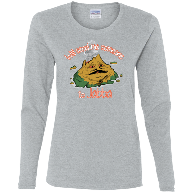 T-Shirts Sport Grey / S Jabba Women's Long Sleeve T-Shirt