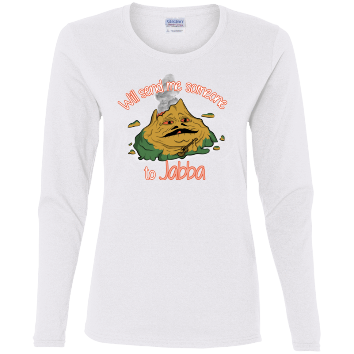 T-Shirts White / S Jabba Women's Long Sleeve T-Shirt