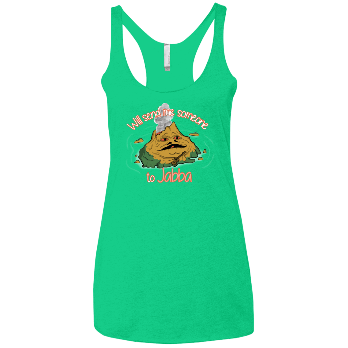 T-Shirts Envy / X-Small Jabba Women's Triblend Racerback Tank