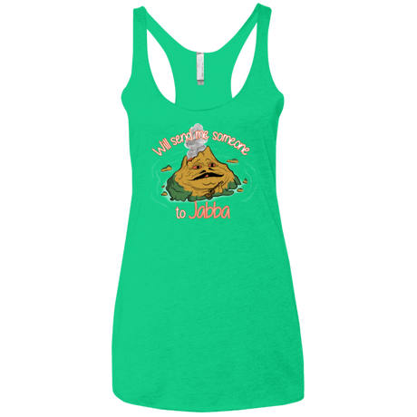 T-Shirts Envy / X-Small Jabba Women's Triblend Racerback Tank
