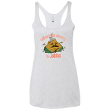 T-Shirts Heather White / X-Small Jabba Women's Triblend Racerback Tank