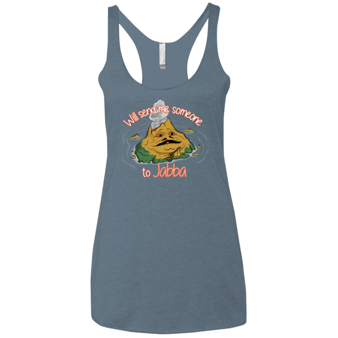 T-Shirts Indigo / X-Small Jabba Women's Triblend Racerback Tank