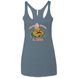 T-Shirts Indigo / X-Small Jabba Women's Triblend Racerback Tank