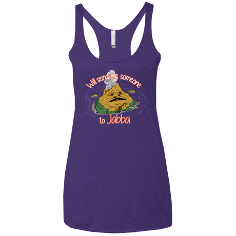 T-Shirts Purple Rush / X-Small Jabba Women's Triblend Racerback Tank