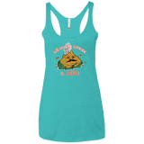 T-Shirts Tahiti Blue / X-Small Jabba Women's Triblend Racerback Tank