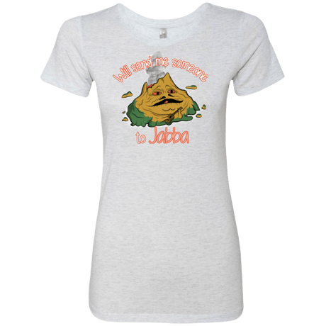 T-Shirts Heather White / S Jabba Women's Triblend T-Shirt