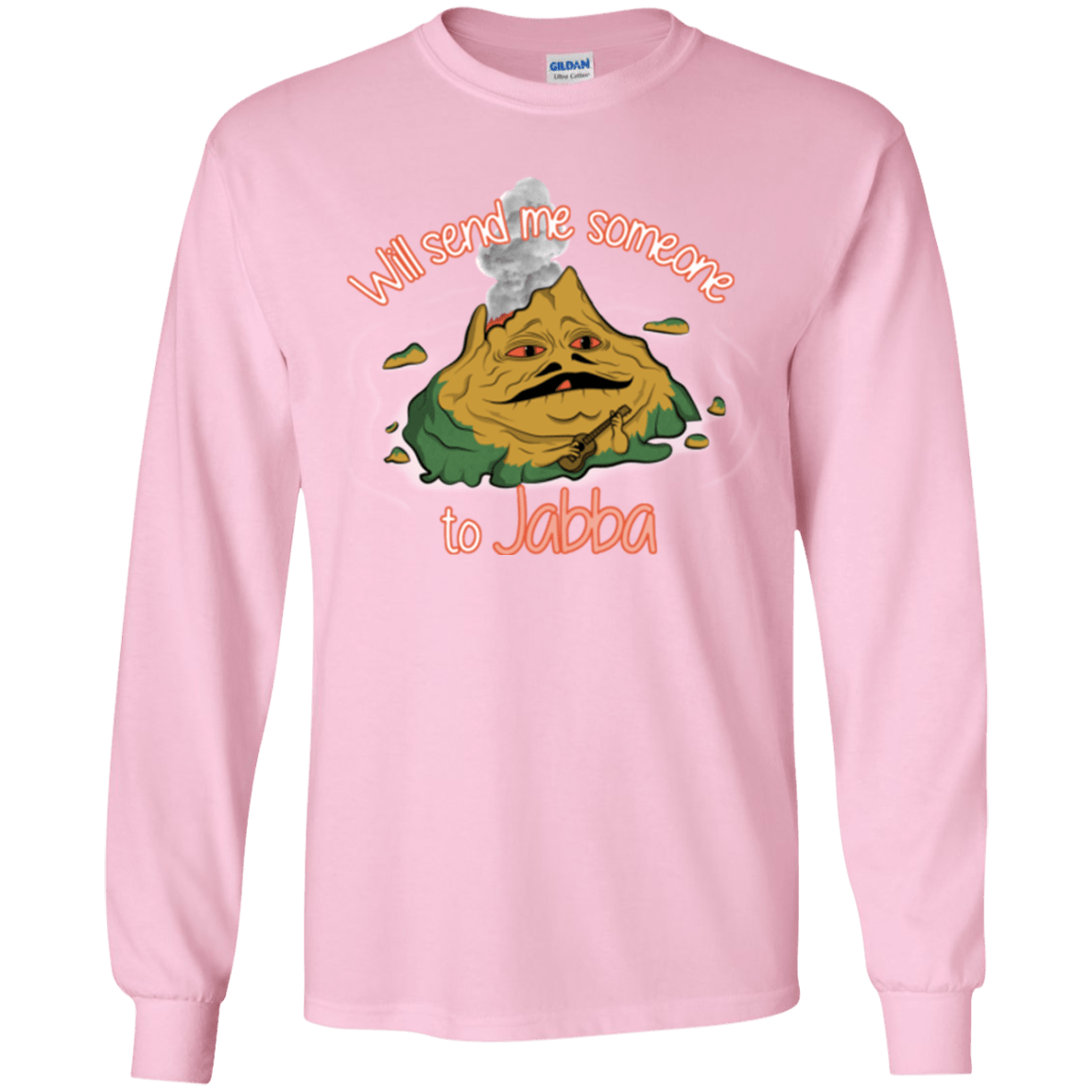 T-Shirts Light Pink / YS Jabba Youth Long Sleeve T-Shirt