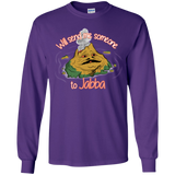 T-Shirts Purple / YS Jabba Youth Long Sleeve T-Shirt