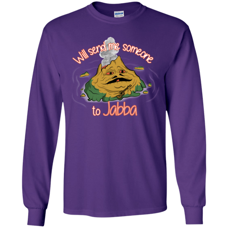 T-Shirts Purple / YS Jabba Youth Long Sleeve T-Shirt