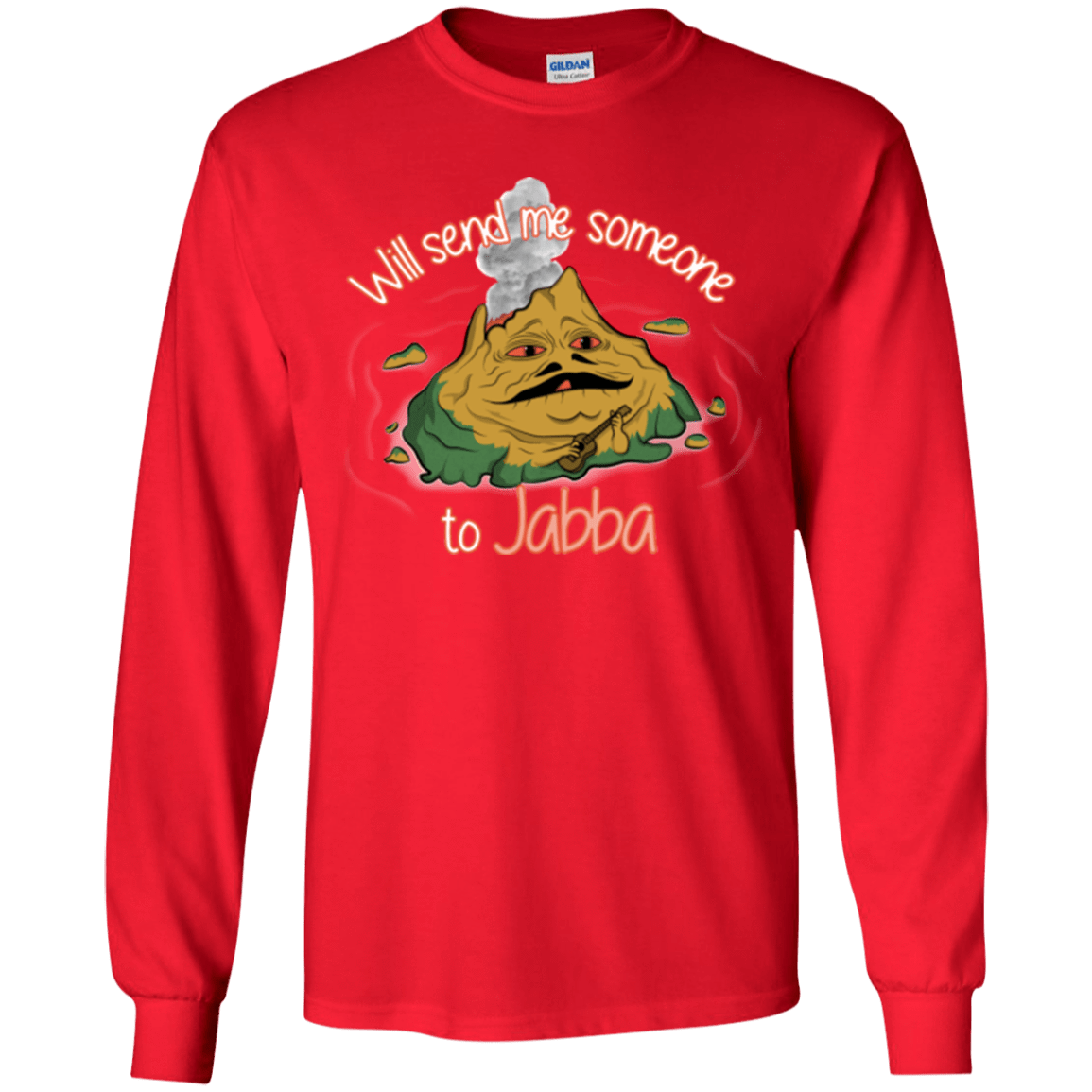 T-Shirts Red / YS Jabba Youth Long Sleeve T-Shirt