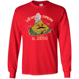 T-Shirts Red / YS Jabba Youth Long Sleeve T-Shirt