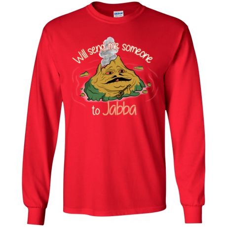 T-Shirts Red / YS Jabba Youth Long Sleeve T-Shirt