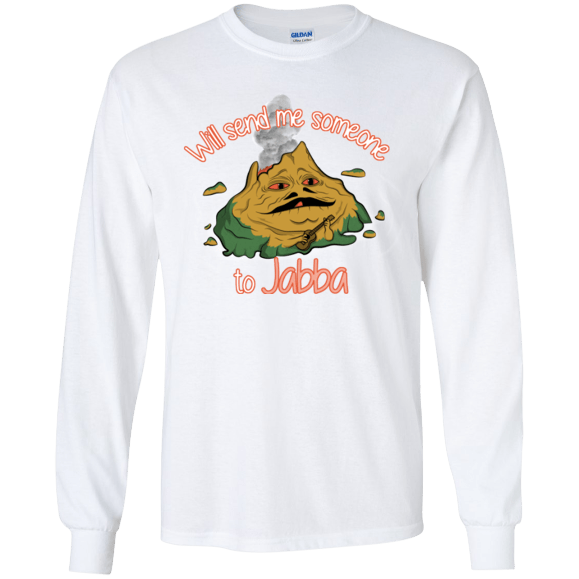 T-Shirts White / YS Jabba Youth Long Sleeve T-Shirt