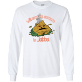 T-Shirts White / YS Jabba Youth Long Sleeve T-Shirt