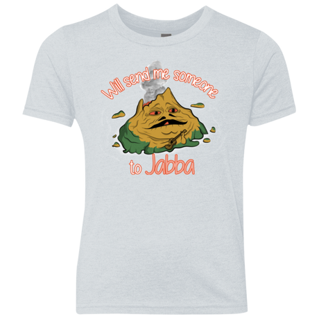 T-Shirts Heather White / YXS Jabba Youth Triblend T-Shirt