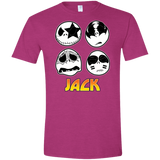 T-Shirts Antique Heliconia / S JACK Gave Rock and Roll to You Men's Semi-Fitted Softstyle