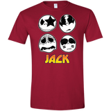 T-Shirts Cardinal Red / S JACK Gave Rock and Roll to You Men's Semi-Fitted Softstyle