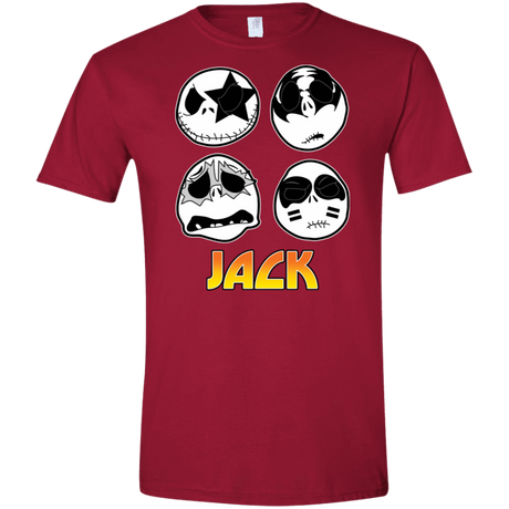 T-Shirts Cardinal Red / S JACK Gave Rock and Roll to You Men's Semi-Fitted Softstyle