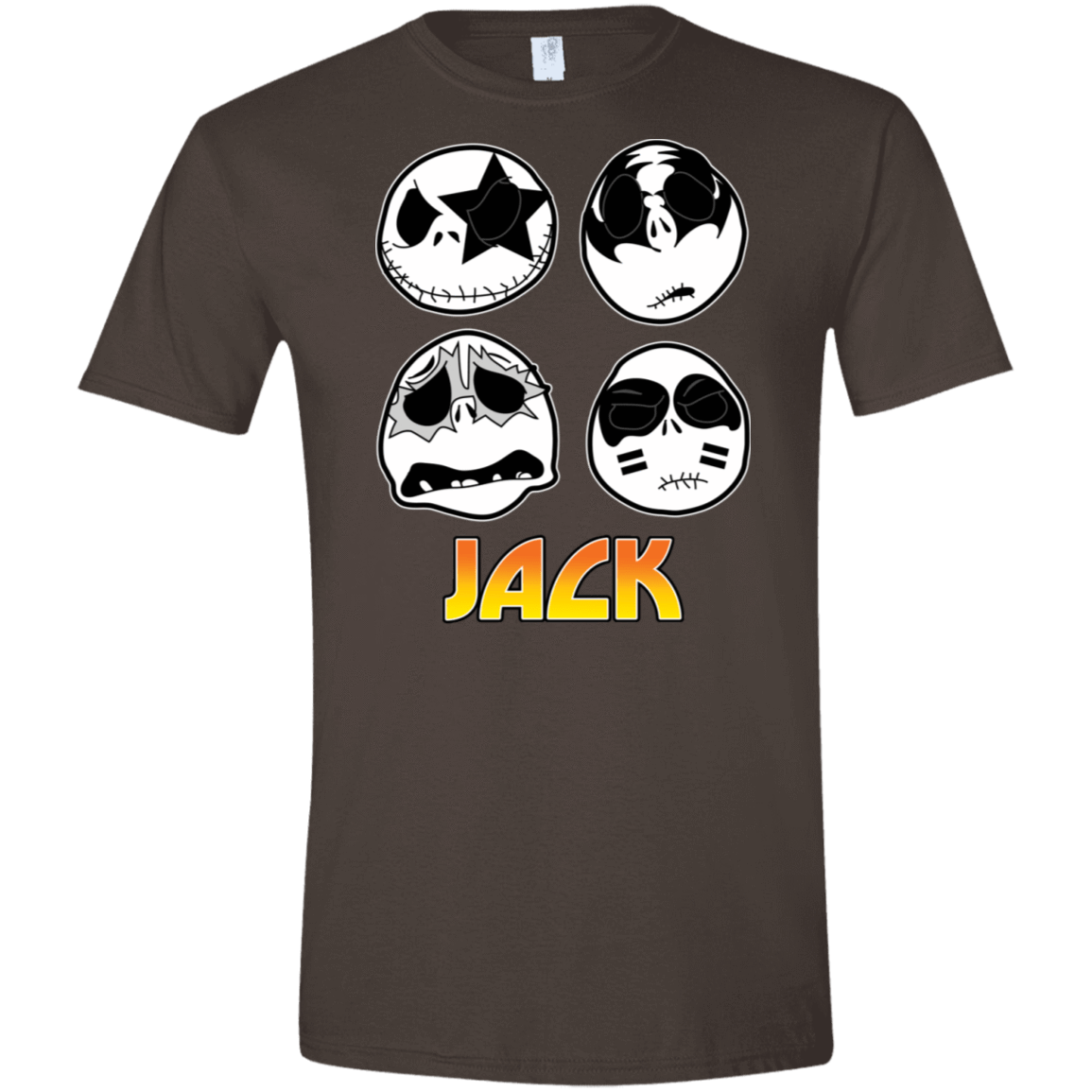 T-Shirts Dark Chocolate / S JACK Gave Rock and Roll to You Men's Semi-Fitted Softstyle