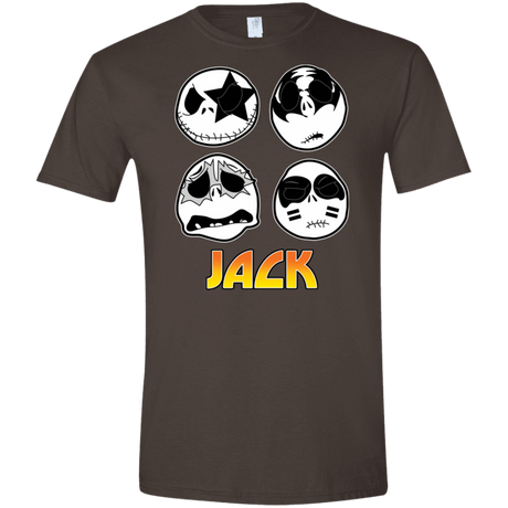 T-Shirts Dark Chocolate / S JACK Gave Rock and Roll to You Men's Semi-Fitted Softstyle