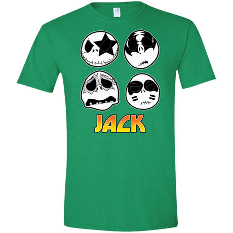 T-Shirts Heather Irish Green / S JACK Gave Rock and Roll to You Men's Semi-Fitted Softstyle