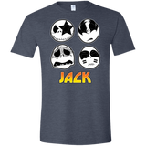 T-Shirts Heather Navy / S JACK Gave Rock and Roll to You Men's Semi-Fitted Softstyle
