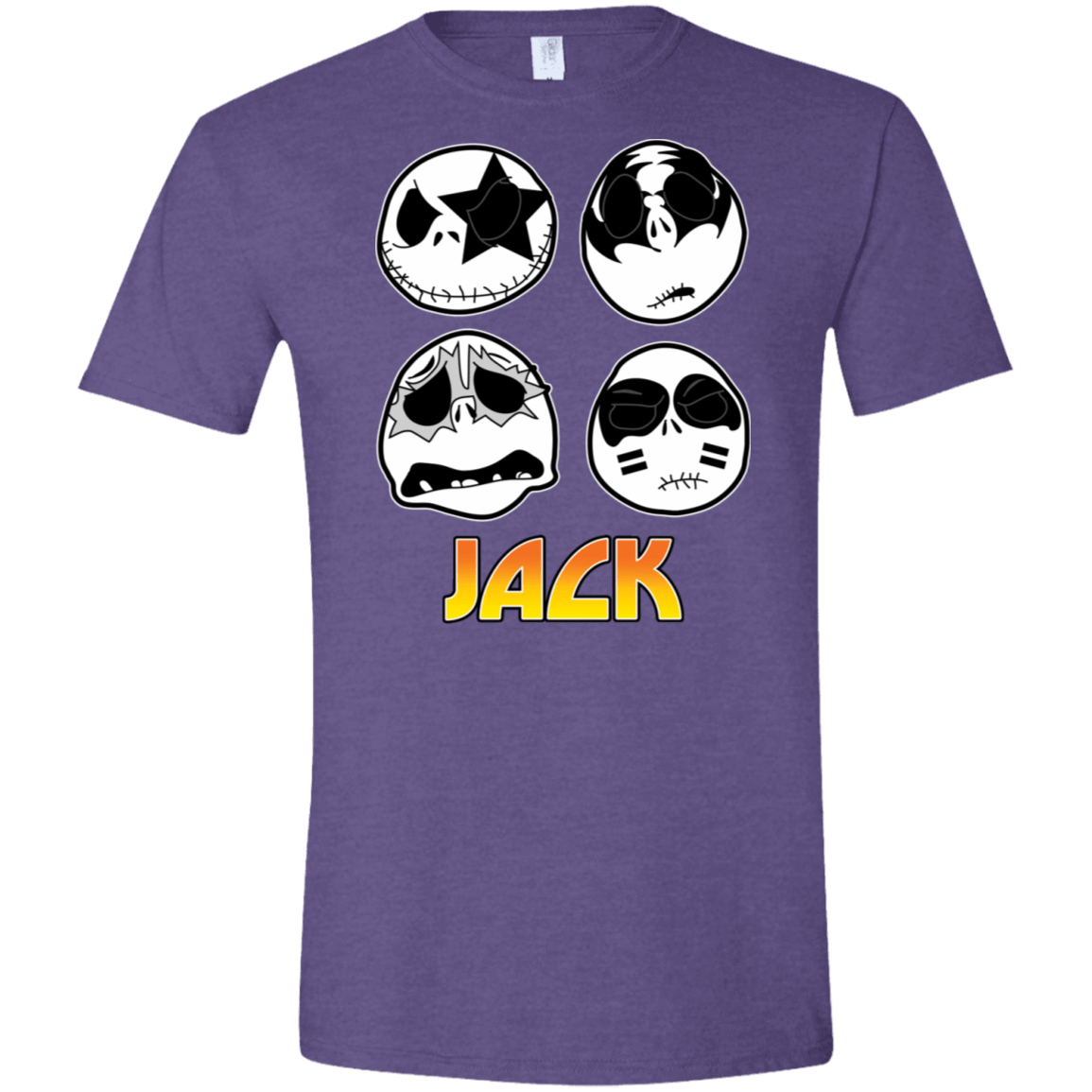 T-Shirts Heather Purple / S JACK Gave Rock and Roll to You Men's Semi-Fitted Softstyle