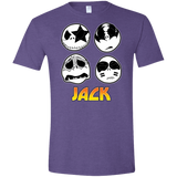 T-Shirts Heather Purple / S JACK Gave Rock and Roll to You Men's Semi-Fitted Softstyle
