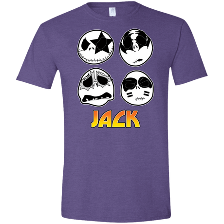 T-Shirts Heather Purple / S JACK Gave Rock and Roll to You Men's Semi-Fitted Softstyle