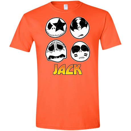 T-Shirts Orange / S JACK Gave Rock and Roll to You Men's Semi-Fitted Softstyle