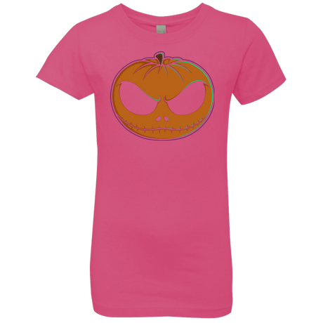 T-Shirts Hot Pink / YXS Jack O'Lantern Girls Premium T-Shirt