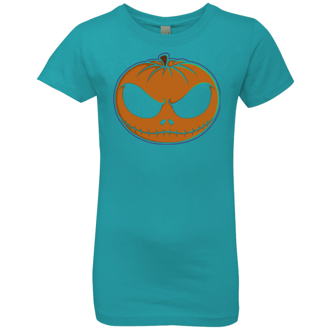 T-Shirts Tahiti Blue / YXS Jack O'Lantern Girls Premium T-Shirt