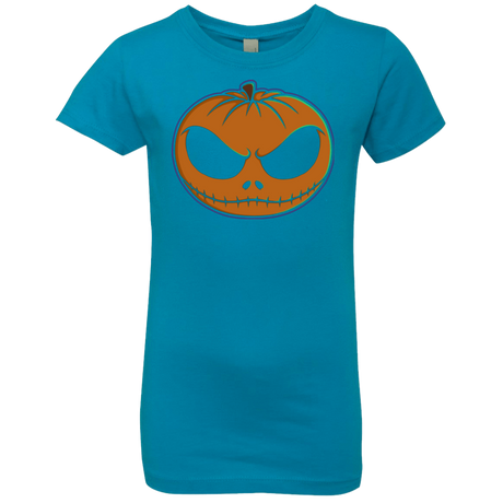 T-Shirts Turquoise / YXS Jack O'Lantern Girls Premium T-Shirt