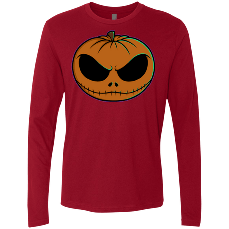 T-Shirts Cardinal / Small Jack O Lantern Men's Premium Long Sleeve