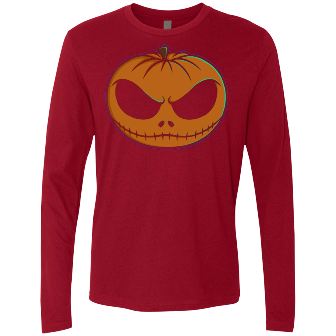 T-Shirts Cardinal / Small Jack O'Lantern Men's Premium Long Sleeve