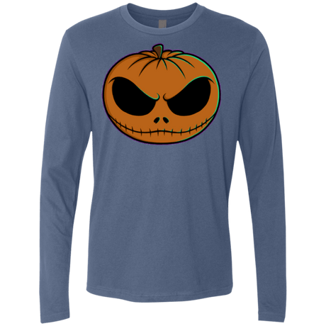 T-Shirts Indigo / Small Jack O Lantern Men's Premium Long Sleeve