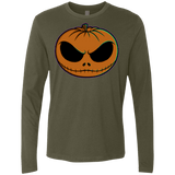 T-Shirts Military Green / Small Jack O Lantern Men's Premium Long Sleeve
